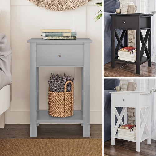Wooden drawer bedside - wooden, sofa