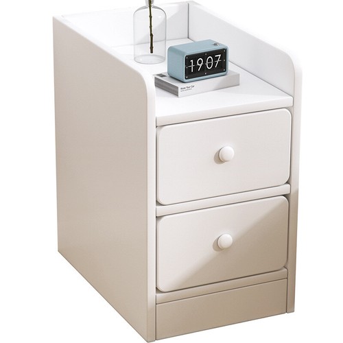 Slim narrow bedside table - slim,