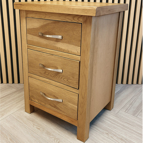 Oak drawer bedside - oak,
