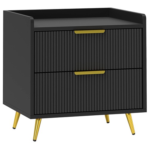 Homcom bedside table 2 - bedside,