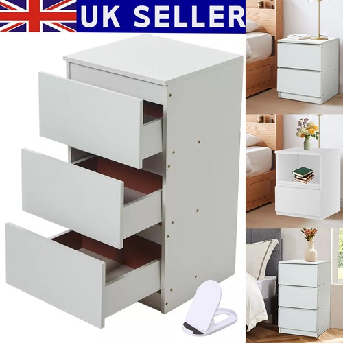 Modern bedside table - table, drawers