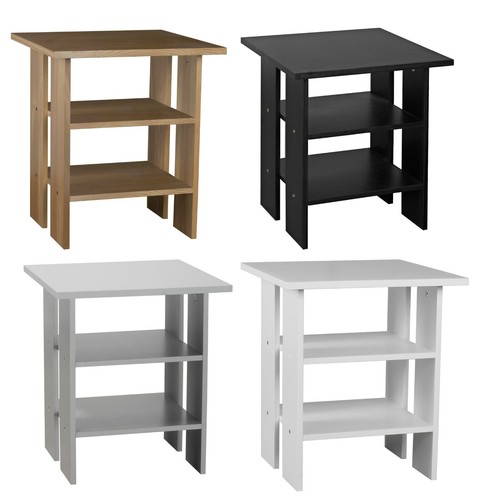 Tier wooden side end table - 2,