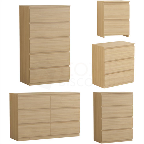 Modern pine chest drawers - chest,