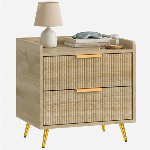Homcom bedside table with - homcom, 2