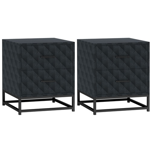 Homcom bedside table - set, 2