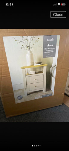 Dunelm olney stone drawer - dunelm,