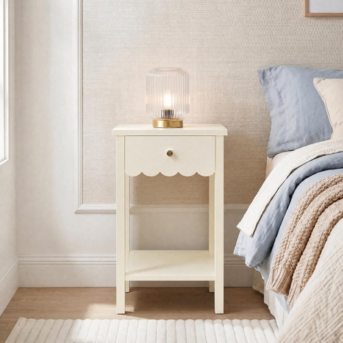 Ohs scallop bedside wood - ohs,