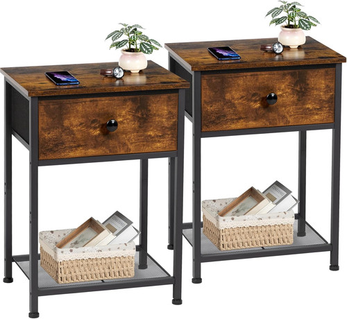 Amhancible bedside table set - bedside,