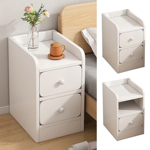 Bedside table white drawer - bedside,
