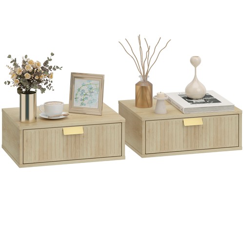 Homcom floating nightstands - floating,