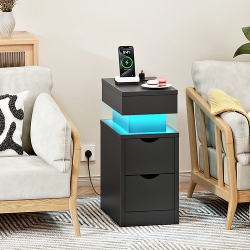 Bedside table charging - table, w/