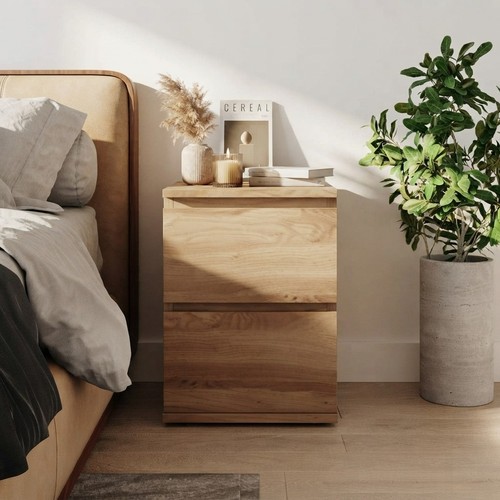 Minimalist oak wood - minimalist, bedside