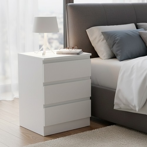 Modern bedside table 3 - table, w/3