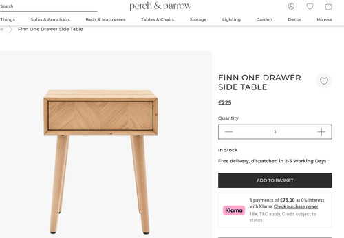 Pair perch parrow finn - pair,