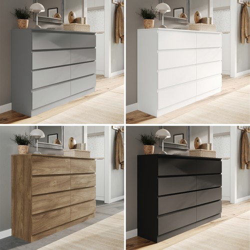 Wide wooden chest - chest, 8