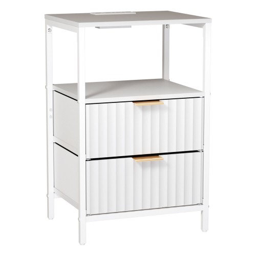 Bedside table with charging - bedside,