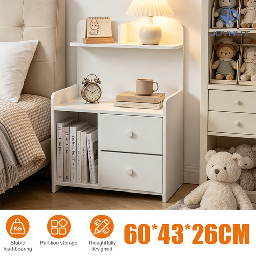 Modern bedside table drawers - bedside,
