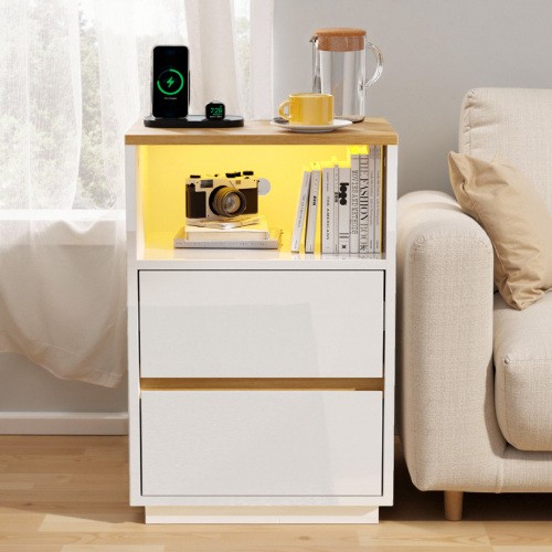 Bedside table rgb led - table, 3