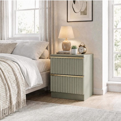 Green drawer bedside - 2,