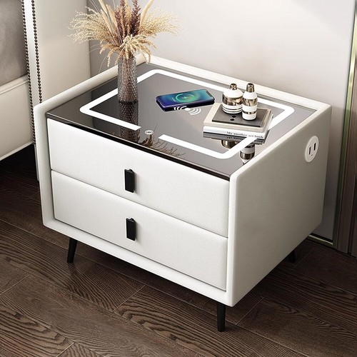 Led nightstand smart bedside - led,