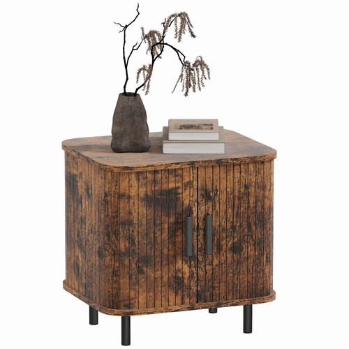 Homcom nightstand with sliding - nightstand,