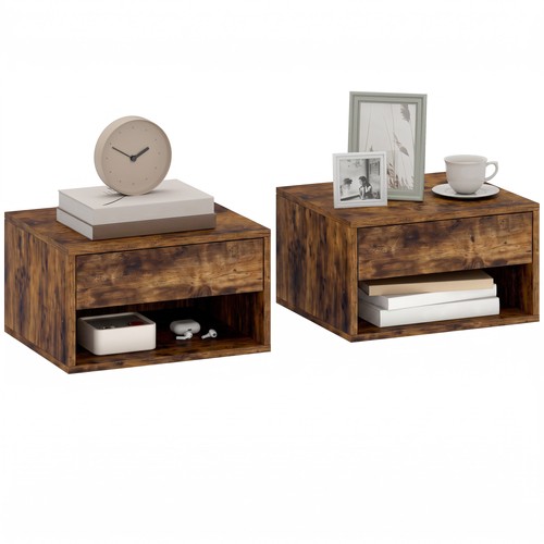 Homcom floating nightstands - floating,