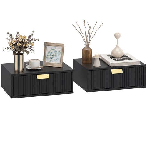 Homcom floating nightstands - floating,