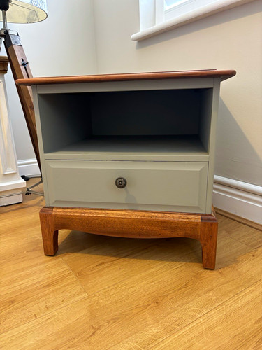Stag restored wood bedside - restored,